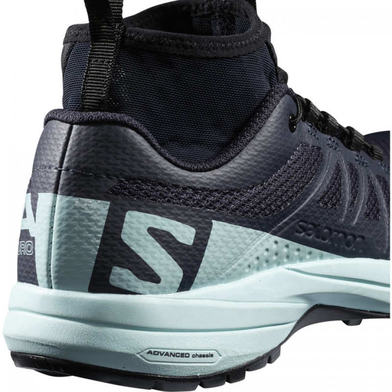 Salomon XA ENDURO W Negras Azules Claro | 9082ACKBL