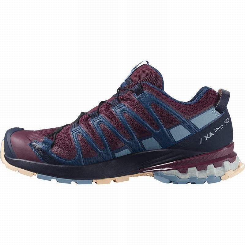 Salomon XA PRO 3D V8 Burdeos Azules | 4903RPXJU