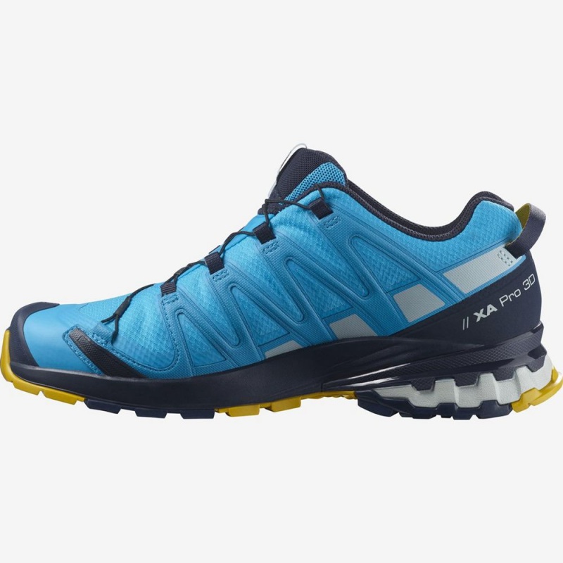 Salomon XA PRO 3D V8 GORE-TEX Azules | 9071SFEBD