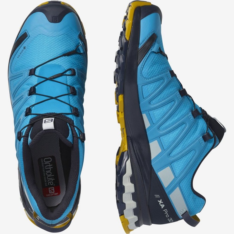 Salomon XA PRO 3D V8 GORE-TEX Azules | 9071SFEBD