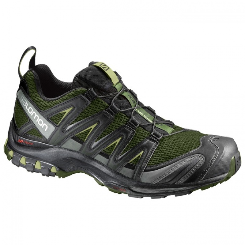 Salomon XA PRO 3D Verde Oliva Plateadas | 1428YEQOV