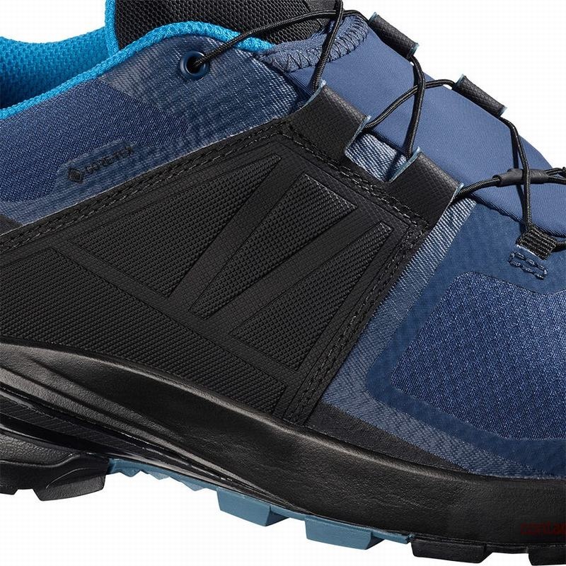 Salomon XA WILD GORE-TEX Azules Negras | 3507YARKT