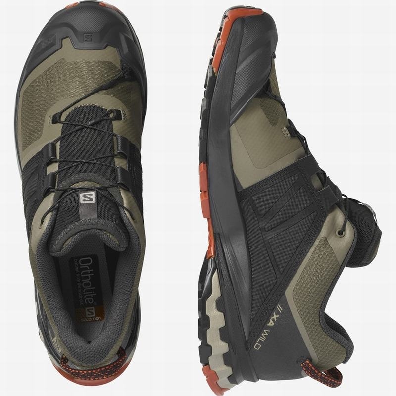 Salomon XA WILD Verde Oliva Negras | 6940HKTLA