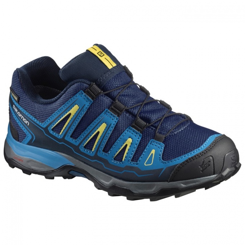 Salomon X-ULTRA GTX J Azul Marino Negras | 5926OQWKY