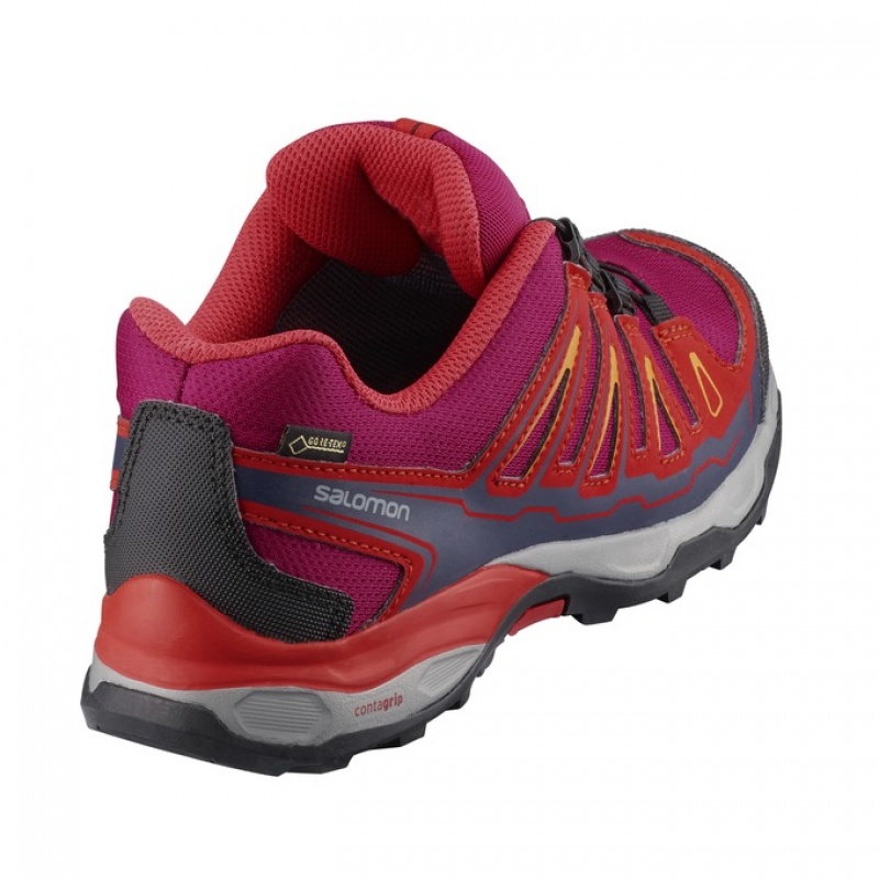 Salomon X-ULTRA GTX J Moradas Naranjas | 8356WCOXE