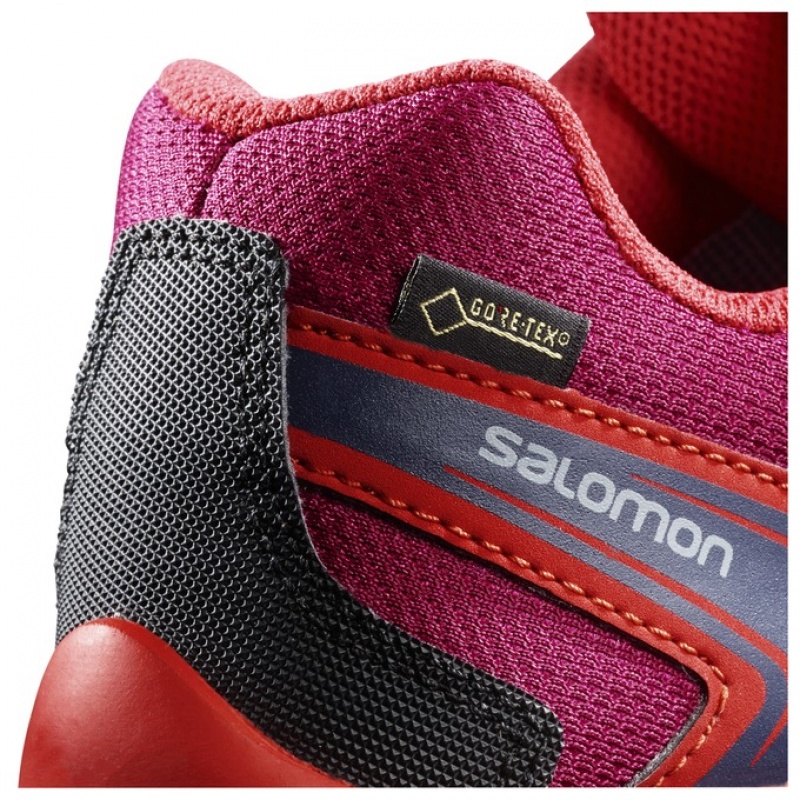 Salomon X-ULTRA GTX J Moradas Naranjas | 8356WCOXE