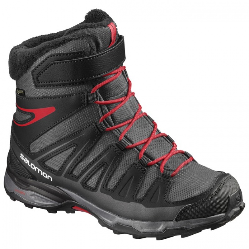 Salomon X-ULTRA GTX J Negras Plateadas | 4509ZHXTC