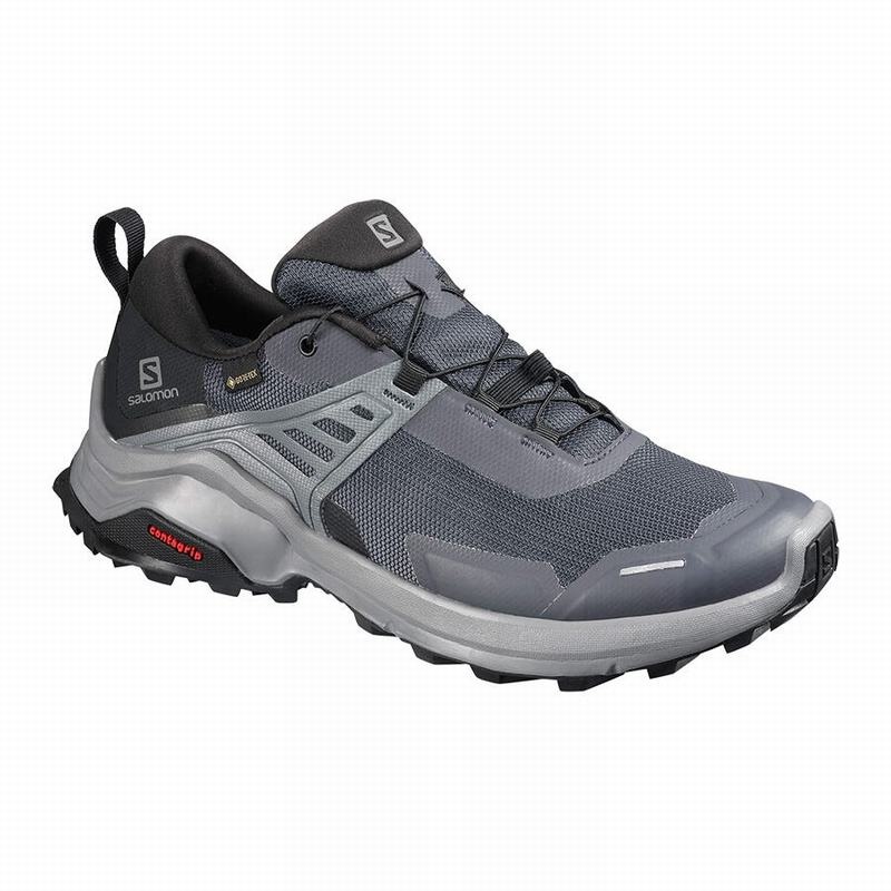 Salomon X RAISE GORE-TEX Azules Oscuro Negras | 4956DKIRH