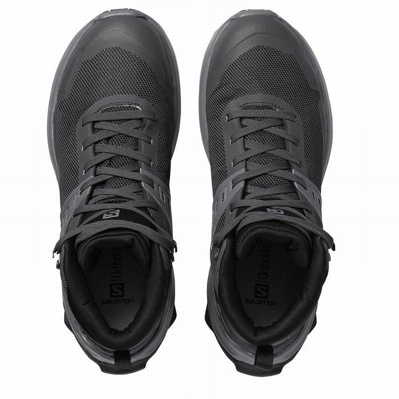 Salomon X RAISE MID GORE-TEX Azules Oscuro Negras | 0691EAHQU