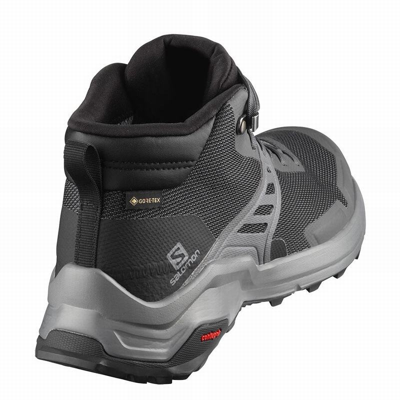 Salomon X RAISE MID GORE-TEX Azules Oscuro Negras | 0691EAHQU