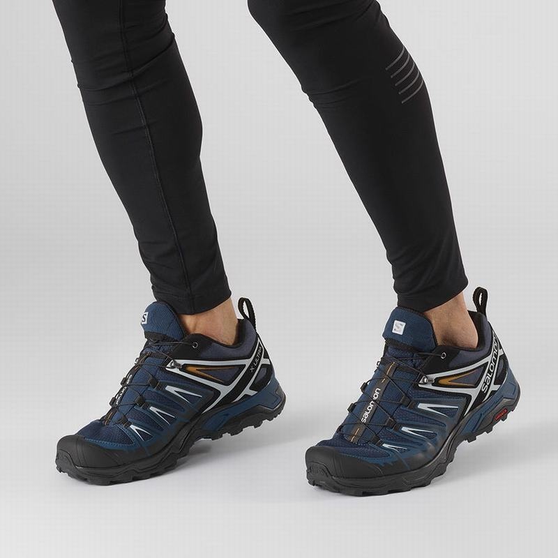 Salomon X ULTRA 3 Azul Marino Negras | 4853VBUED