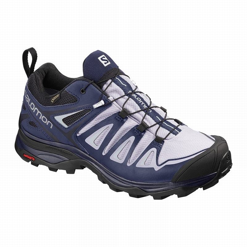 Salomon X ULTRA 3 GORE-TEX Lavanda Azules | 7018HQEUT