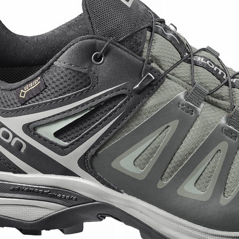 Salomon X ULTRA 3 GORE-TEX Turquesa Claro Gris | 0651ODGPB