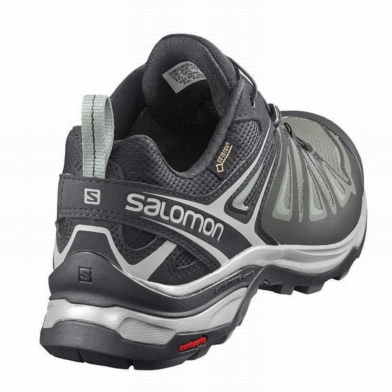 Salomon X ULTRA 3 GORE-TEX Turquesa Claro Gris | 0651ODGPB