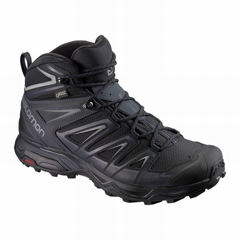 Salomon X ULTRA 3 WIDE MID GORE-TEX Negras | 3928MLBXC