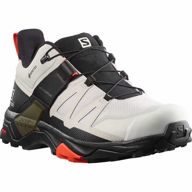 Salomon X ULTRA 4 GORE-TEX Gris Negras | 8765HCIJD