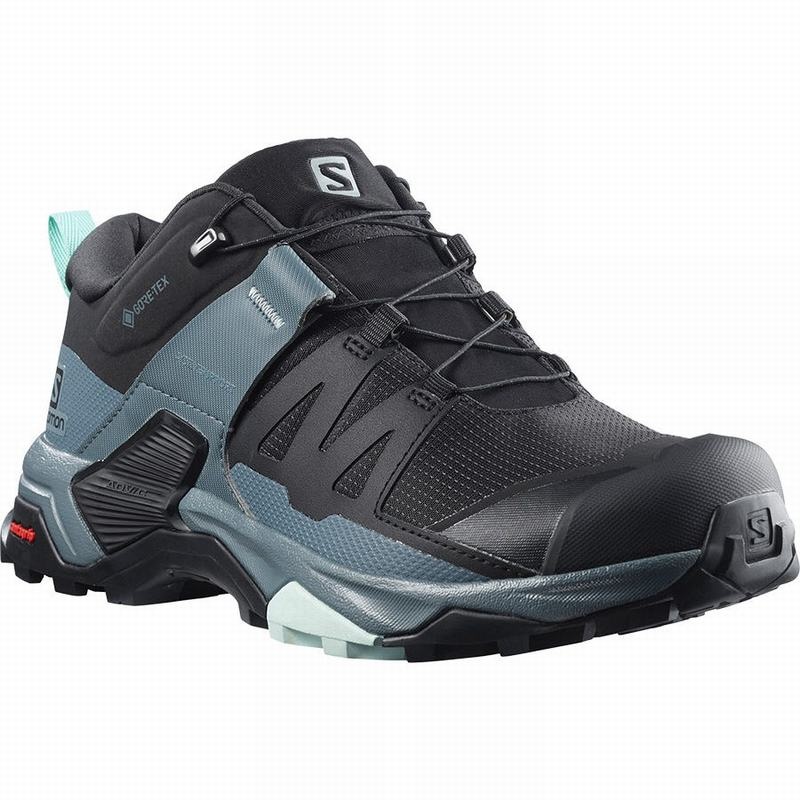 Salomon X ULTRA 4 GORE-TEX Negras Azules | 3617XOKTH