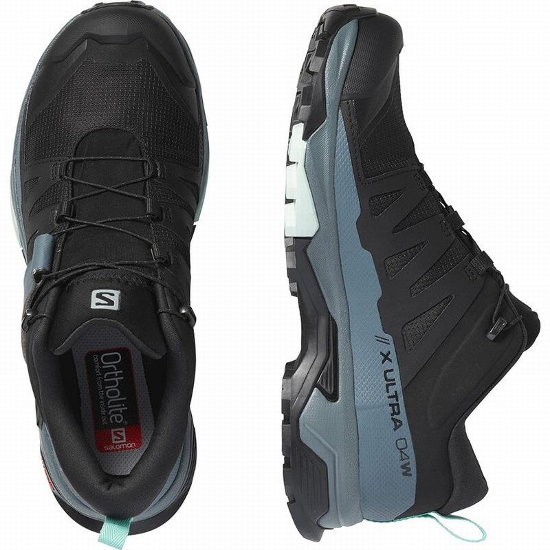 Salomon X ULTRA 4 GORE-TEX Negras Azules | 3617XOKTH