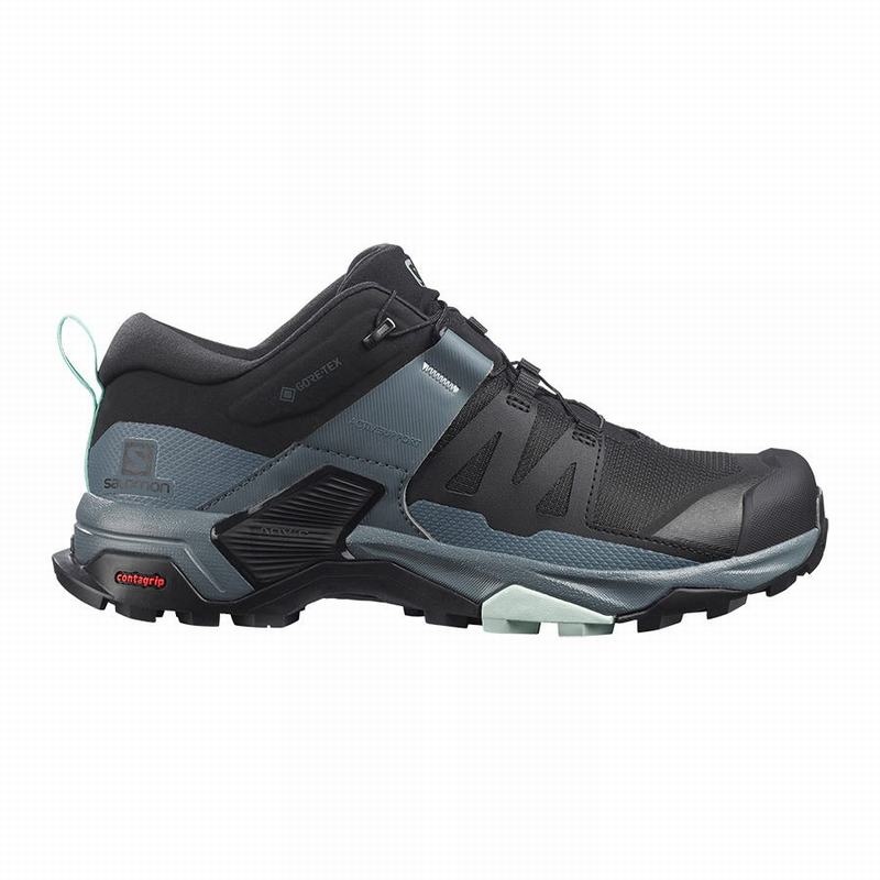 Salomon X ULTRA 4 GORE-TEX Negras Azules | 3617XOKTH