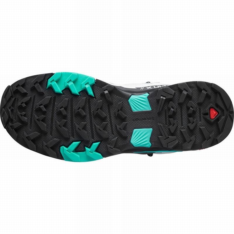 Salomon X ULTRA 4 MID GORE-TEX Gris Verde Menta | 6249MSYAD