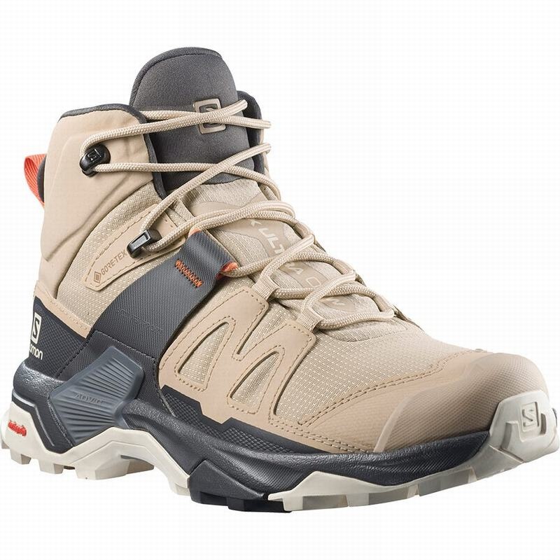 Salomon X ULTRA 4 MID GORE-TEX Marrones | 3470UHQNC