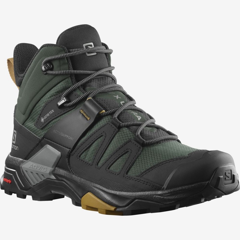 Salomon X ULTRA 4 MID GORE-TEX Verde | 0798MGJXH