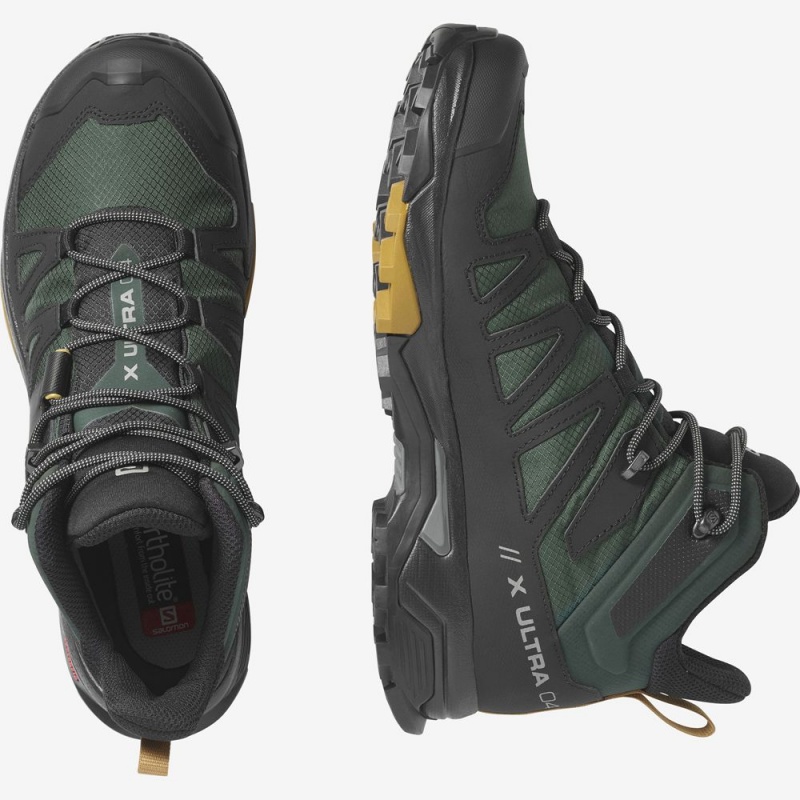 Salomon X ULTRA 4 MID GORE-TEX Verde | 0798MGJXH