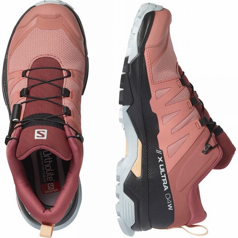 Salomon X ULTRA 4 Rojas Oscuro Creme | 2705BJHPE