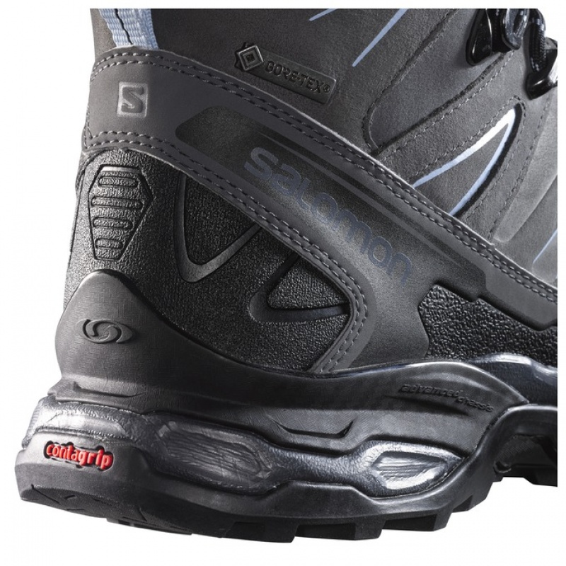 Salomon X ULTRA TREK GTX W Negras Gris | 9284DEPVN