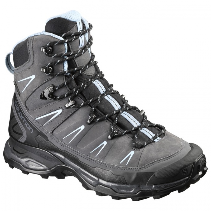 Salomon X ULTRA TREK GTX W Negras Gris | 9284DEPVN